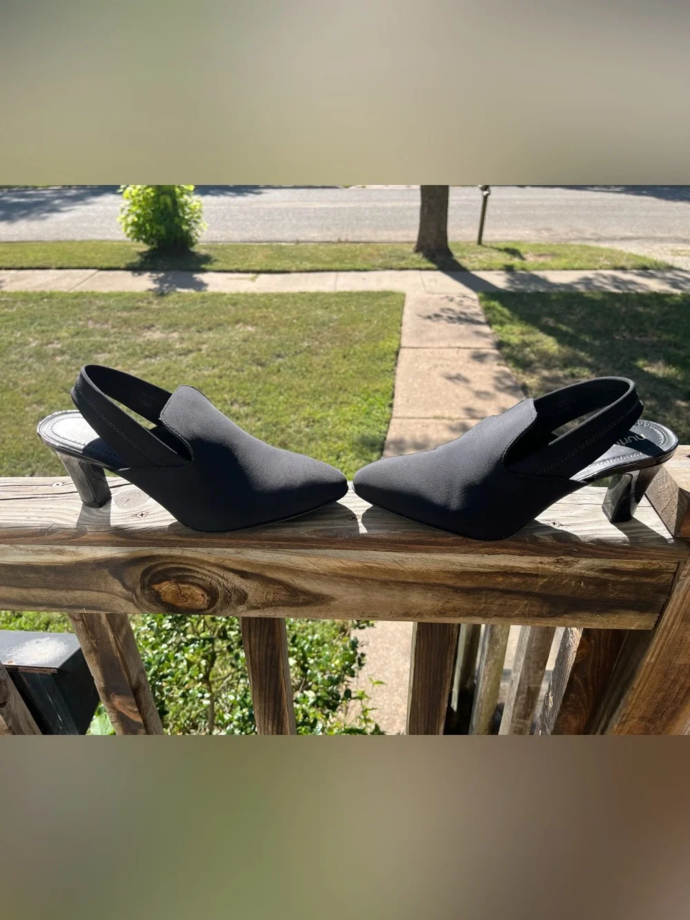 Black Slingback Mule Heels – Classic Women’s Dress Shoe